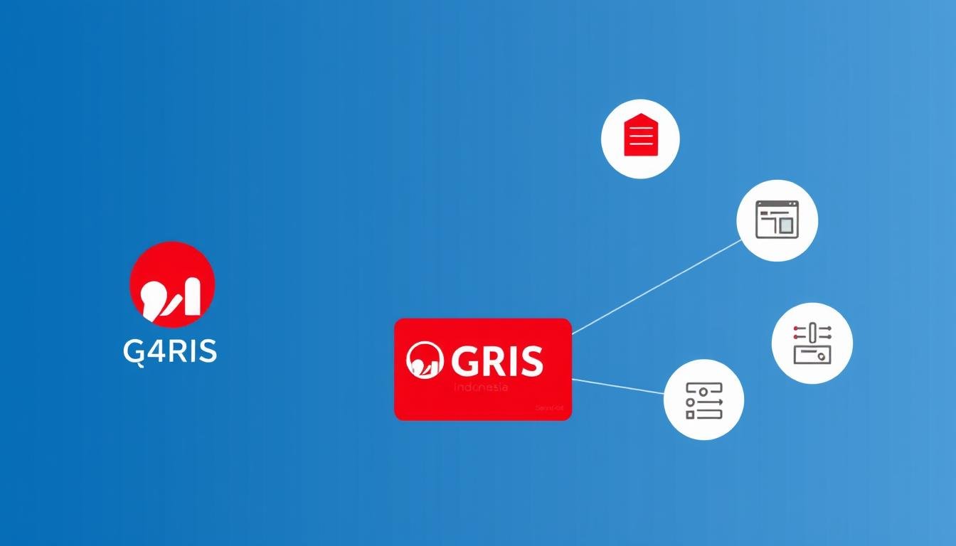 Ilustrasi QRIS dan Inklusi Keuangan Indonesia menampilkan kode QR dengan logo Bank Indonesia
