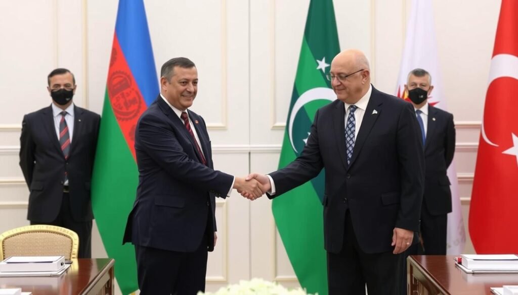 Pertemuan pemimpin Armenia dan Azerbaijan dalam upaya normalisasi hubungan pasca-konflik 2020 Pertemuan pemimpin Armenia dan Azerbaijan dalam upaya normalisasi hubungan pasca-konflik 2020
