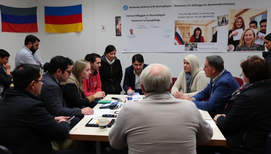 Warga sipil Armenia dan Azerbaijan berpartisipasi dalam inisiatif dialog perdamaian lintas komunitas Warga sipil Armenia dan Azerbaijan berpartisipasi dalam inisiatif dialog perdamaian lintas komunitas